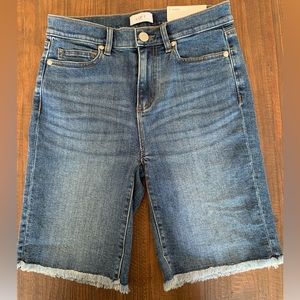 Loft Outlet 9” High Rise Frayed Bermuda Short Size 0
